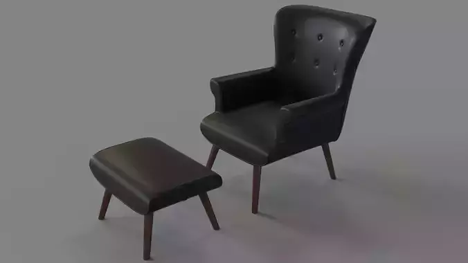 John Upholstered Wingback Chair