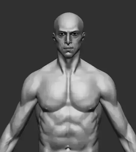 Full male Body Low-poly 3D model