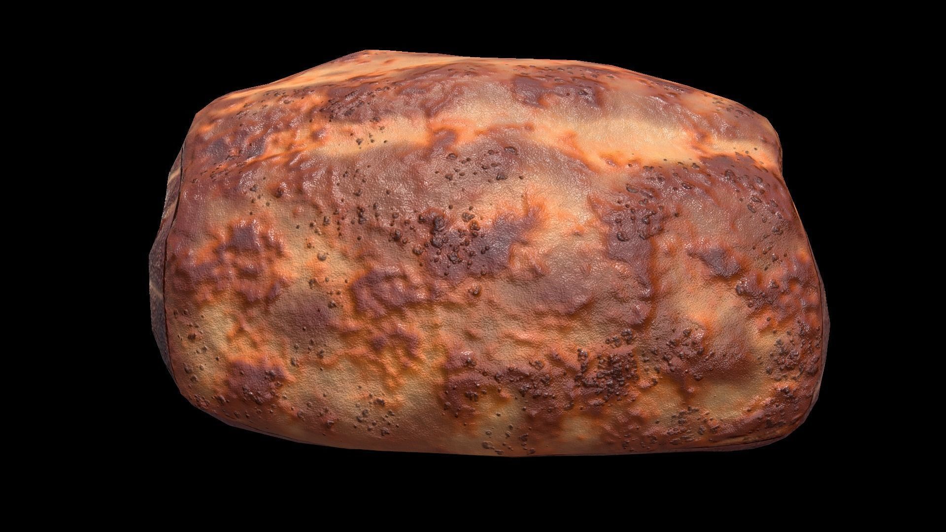 Beef RibsGrilled Low-poly 3D model_6