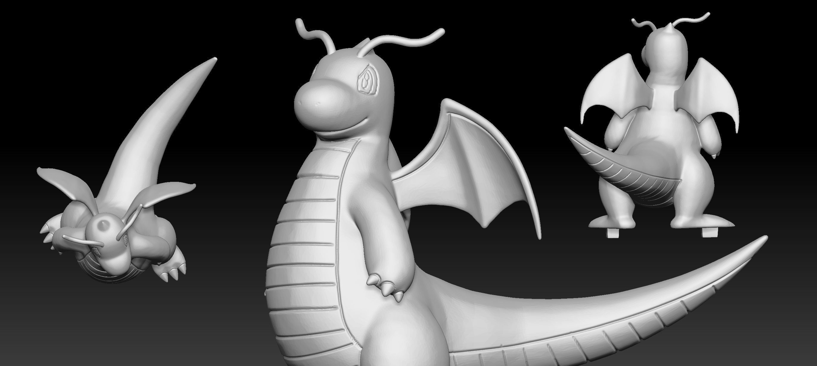 Pokemon Champion Ash Team 3D print model_16