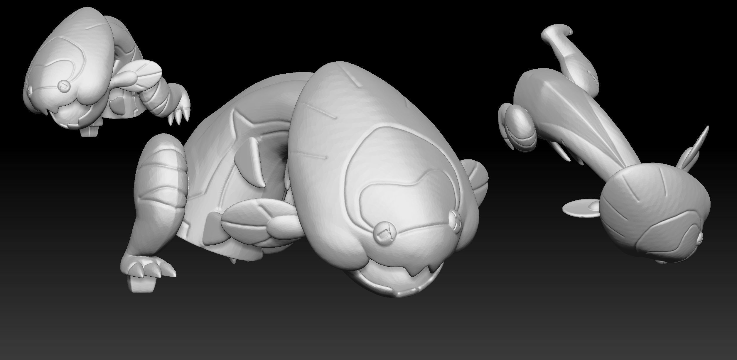 Pokemon Champion Ash Team 3D print model_17