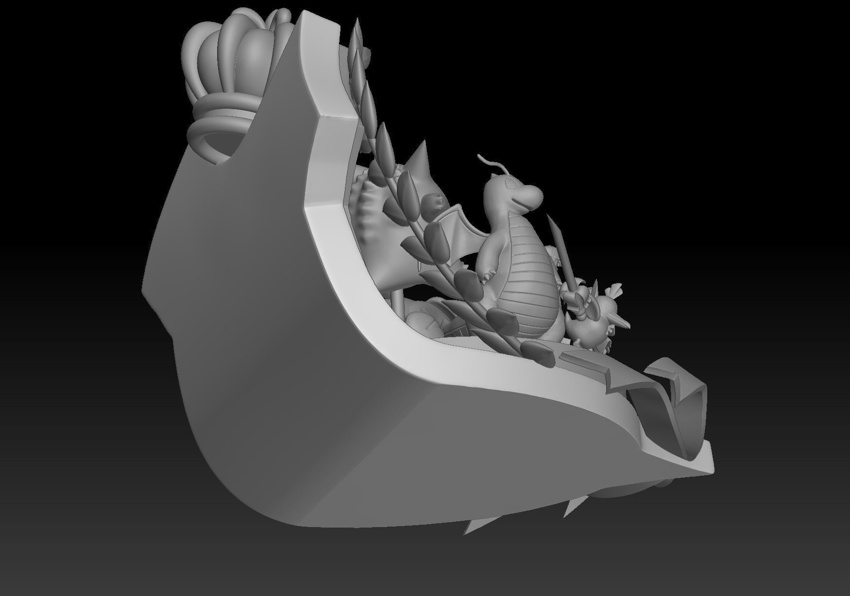 Pokemon Champion Ash Team 3D print model_10