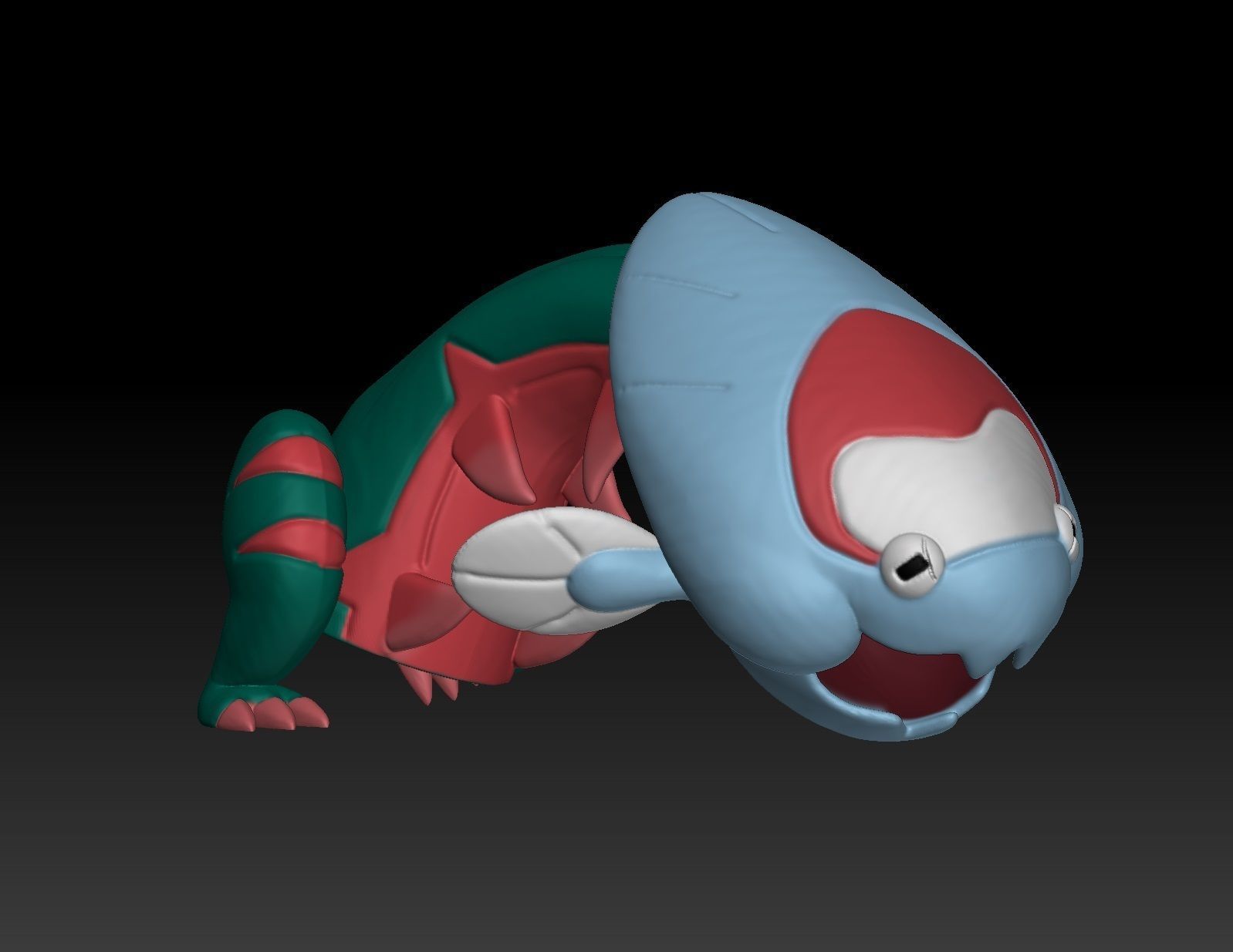 Pokemon Champion Ash Team 3D print model_8