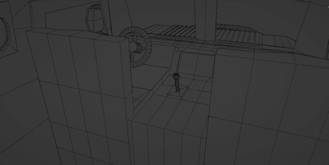 Armored car Tiger Low-poly 3D model_12