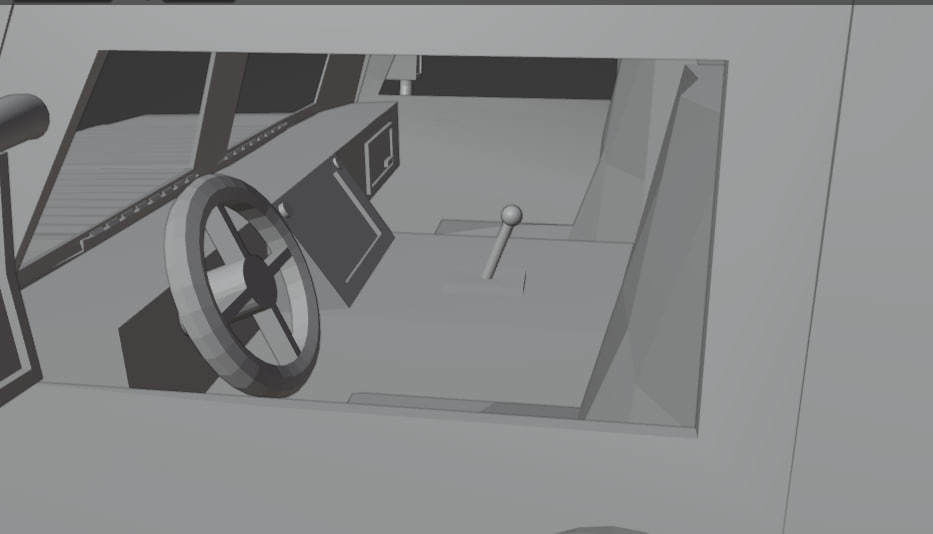 Armored car Tiger Low-poly 3D model_4