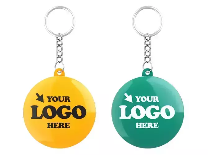 Key Chain Mock Up 3D model