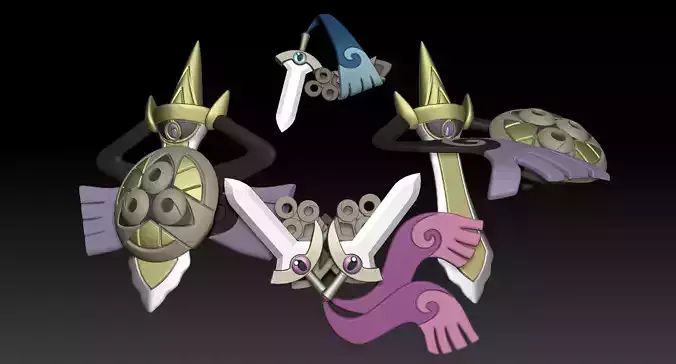 Pokemon Honedge Doublade Aegislash