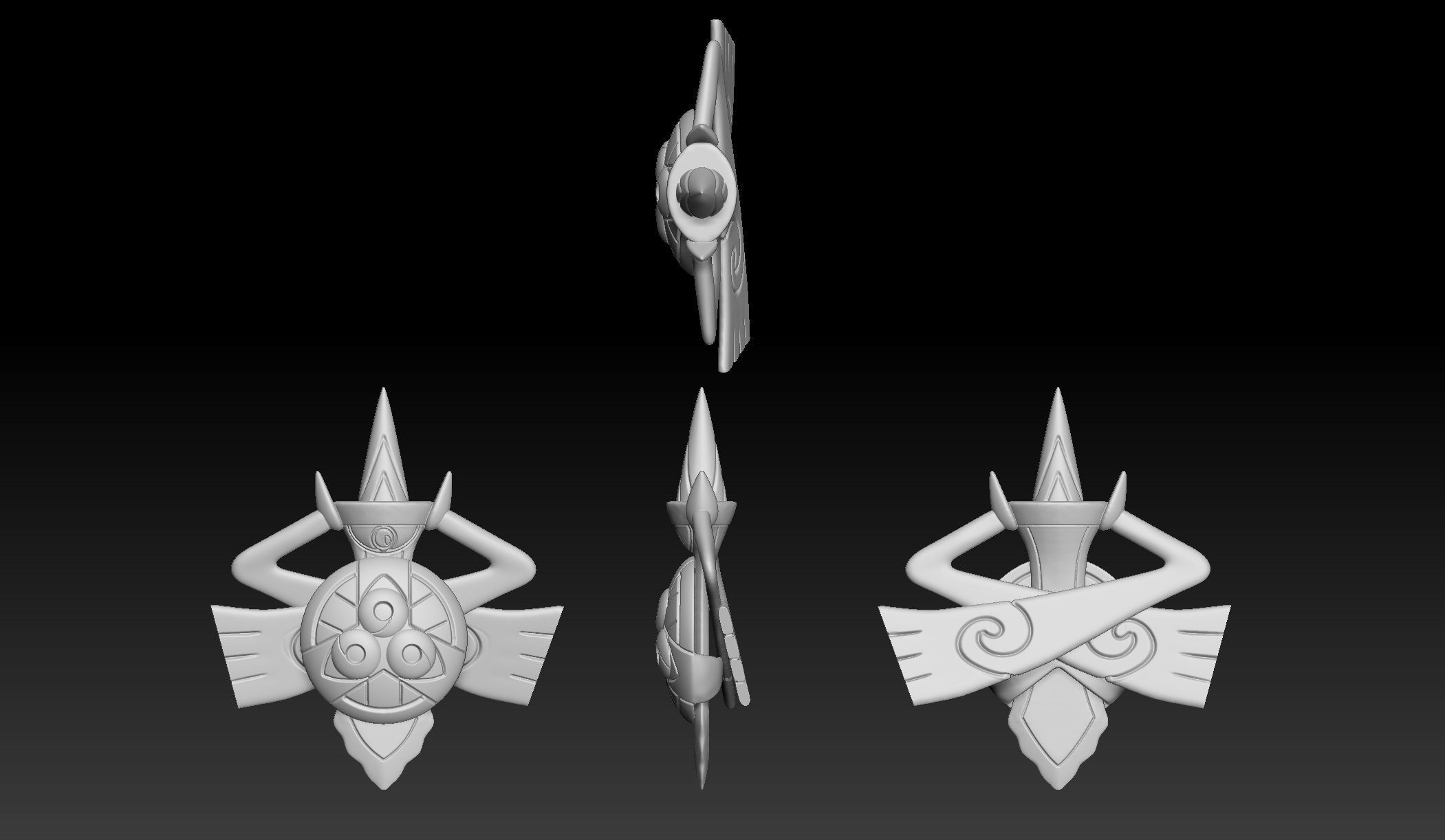 Pokemon Honedge Doublade Aegislash 3D print model_4
