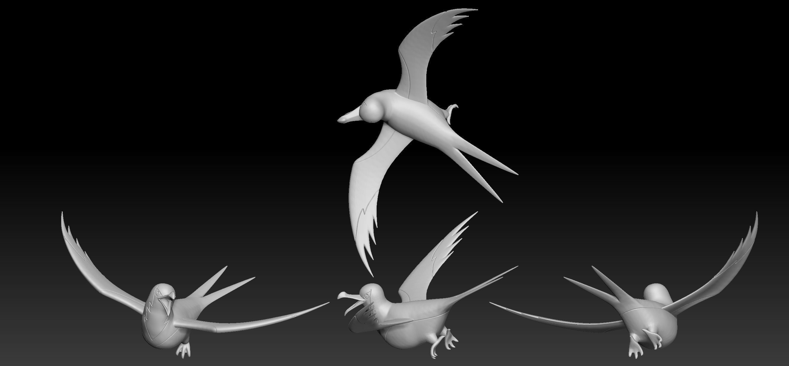 Pokemon Wattrel Kilowattrel 3D print model_2