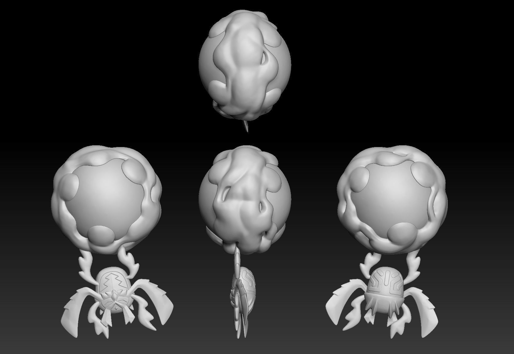 Pokemon Rellor Rabsca 3D print model_2