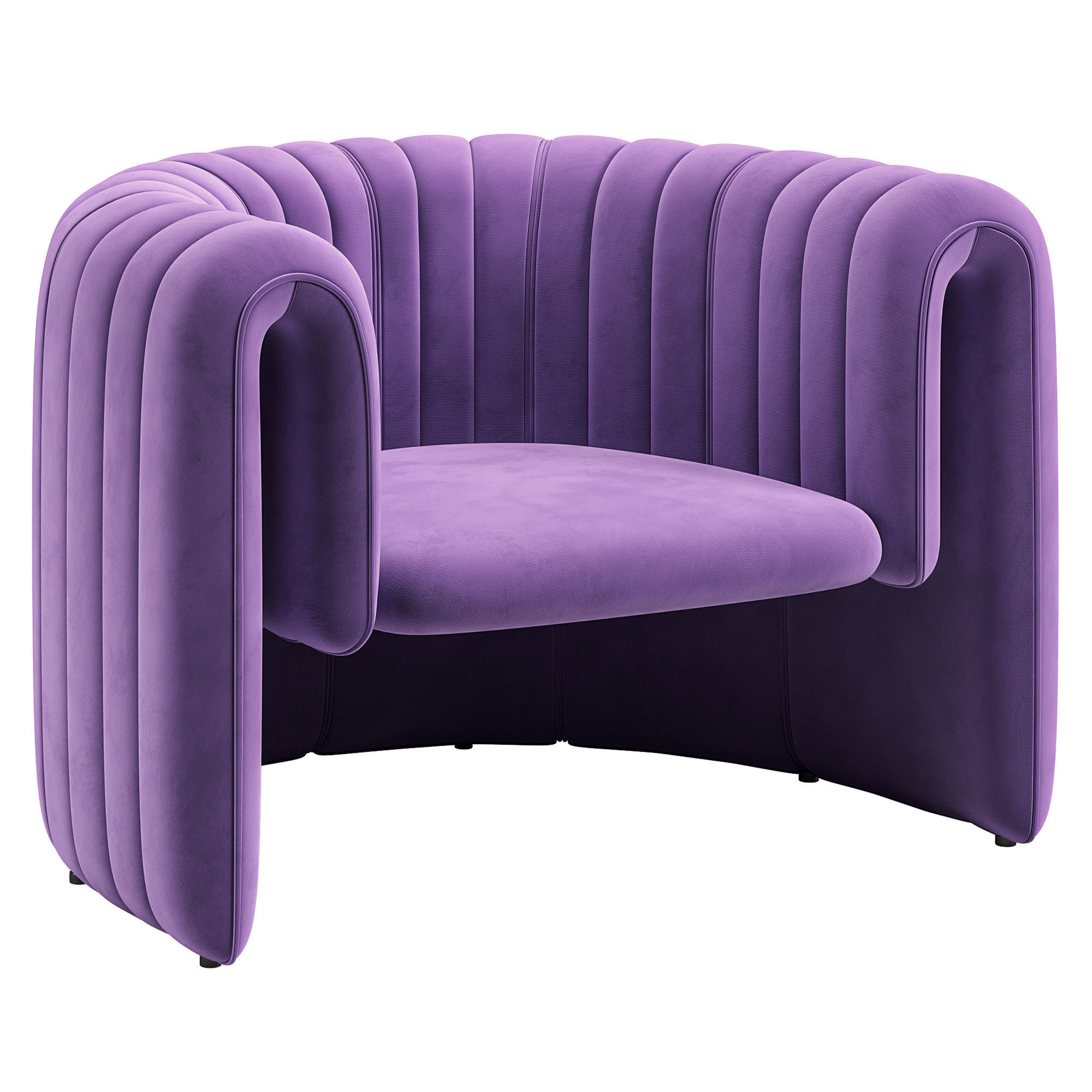 Armchair Sancal Remnant Low-poly 3D model_3