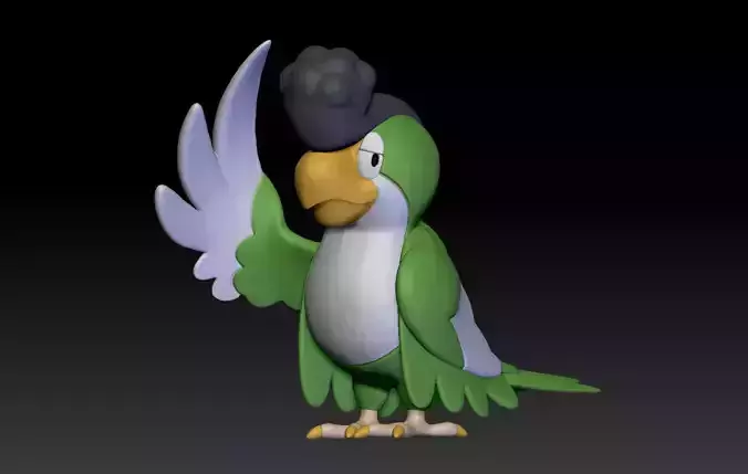 Pokemon Squawkabilly 3D print model