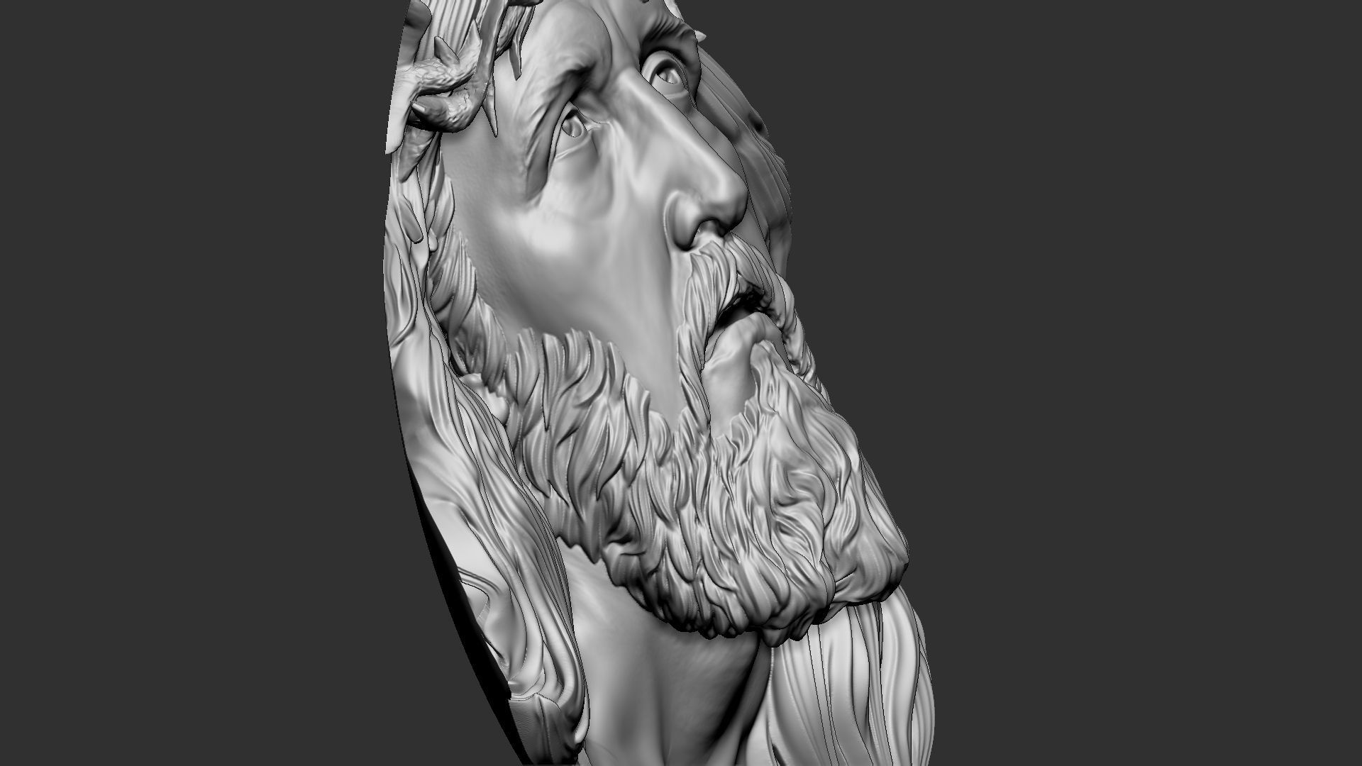Jesus Relief 06 3D print model_16