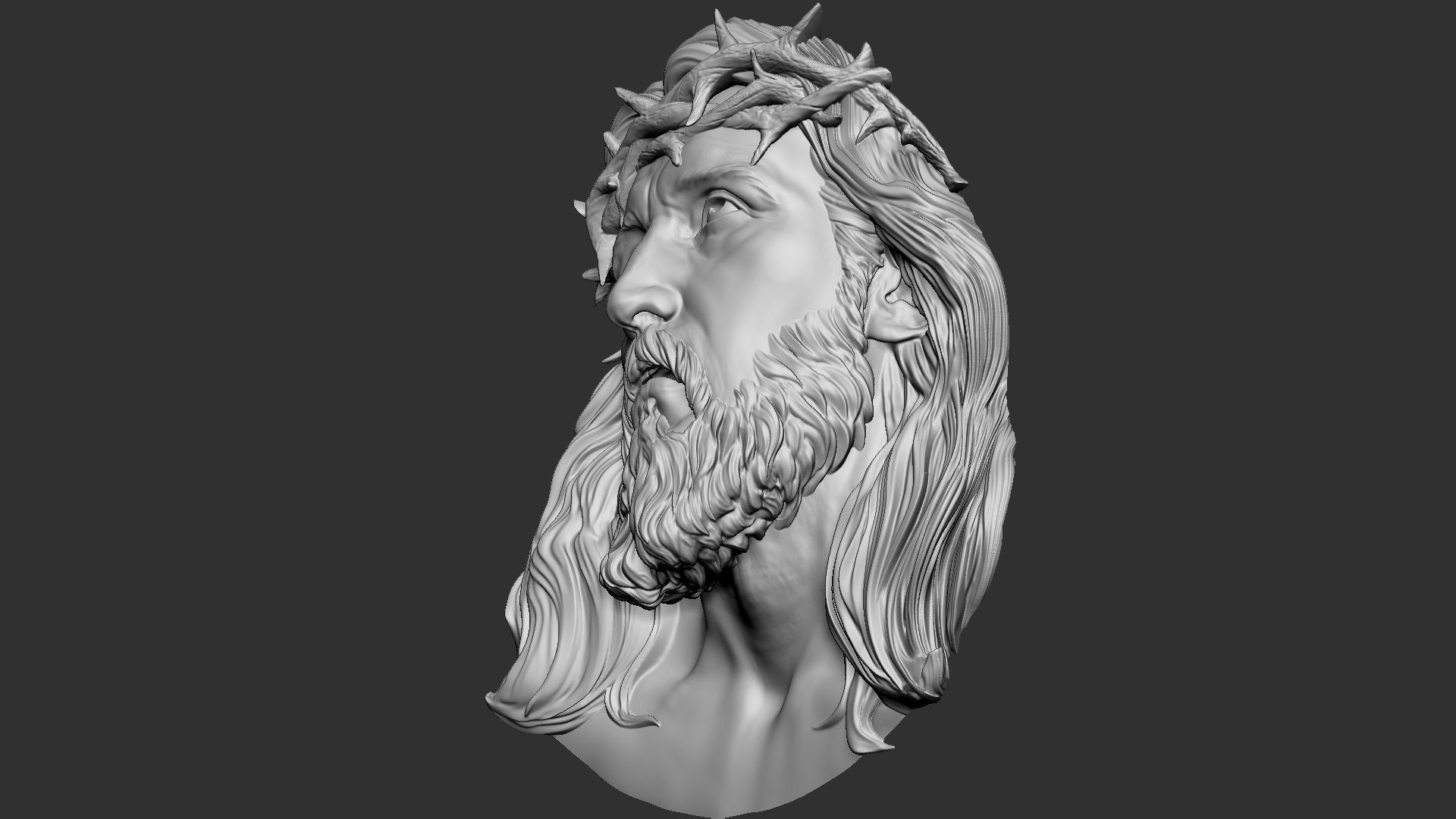 Jesus Relief 06 3D print model_13