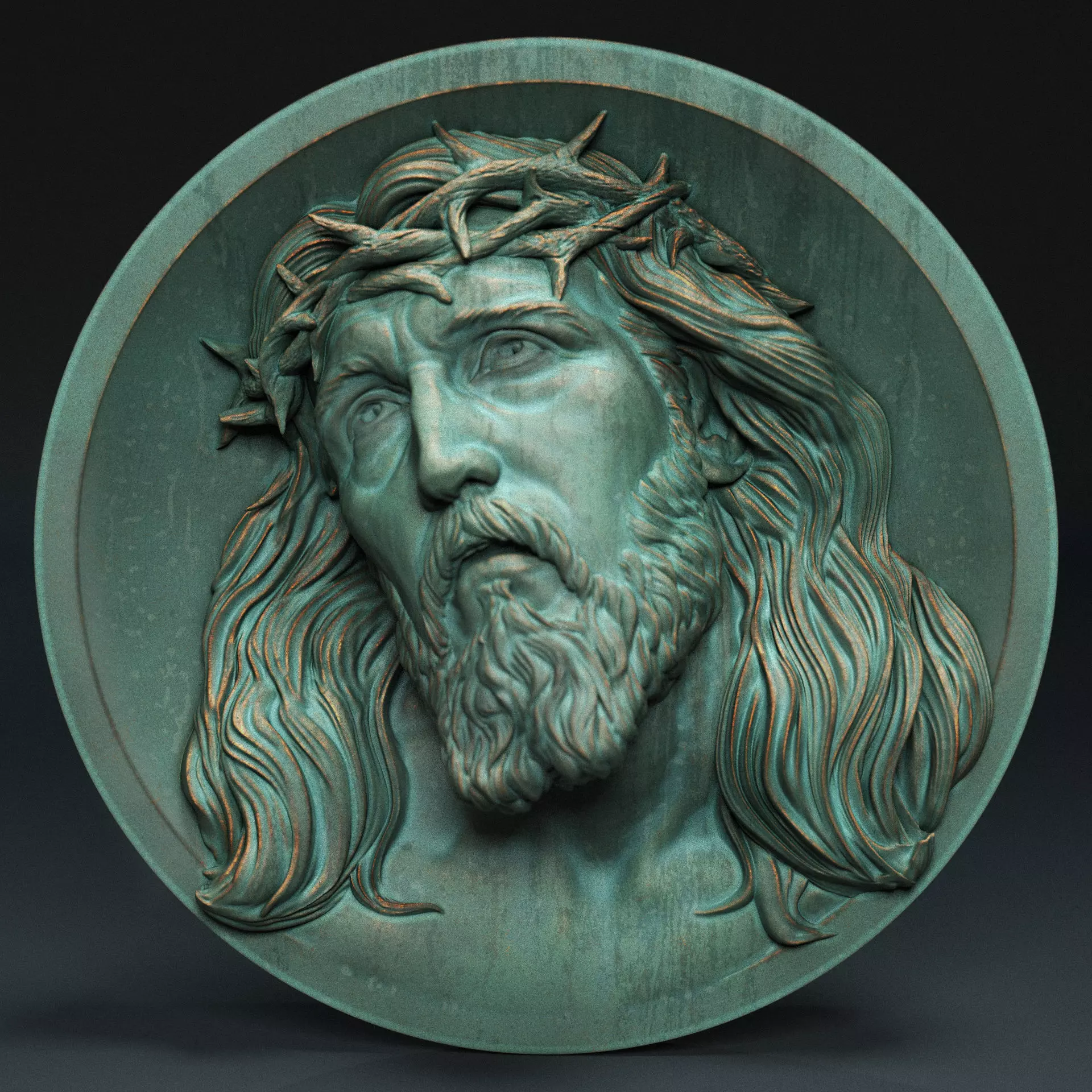 Jesus Relief 06 3D print model_0