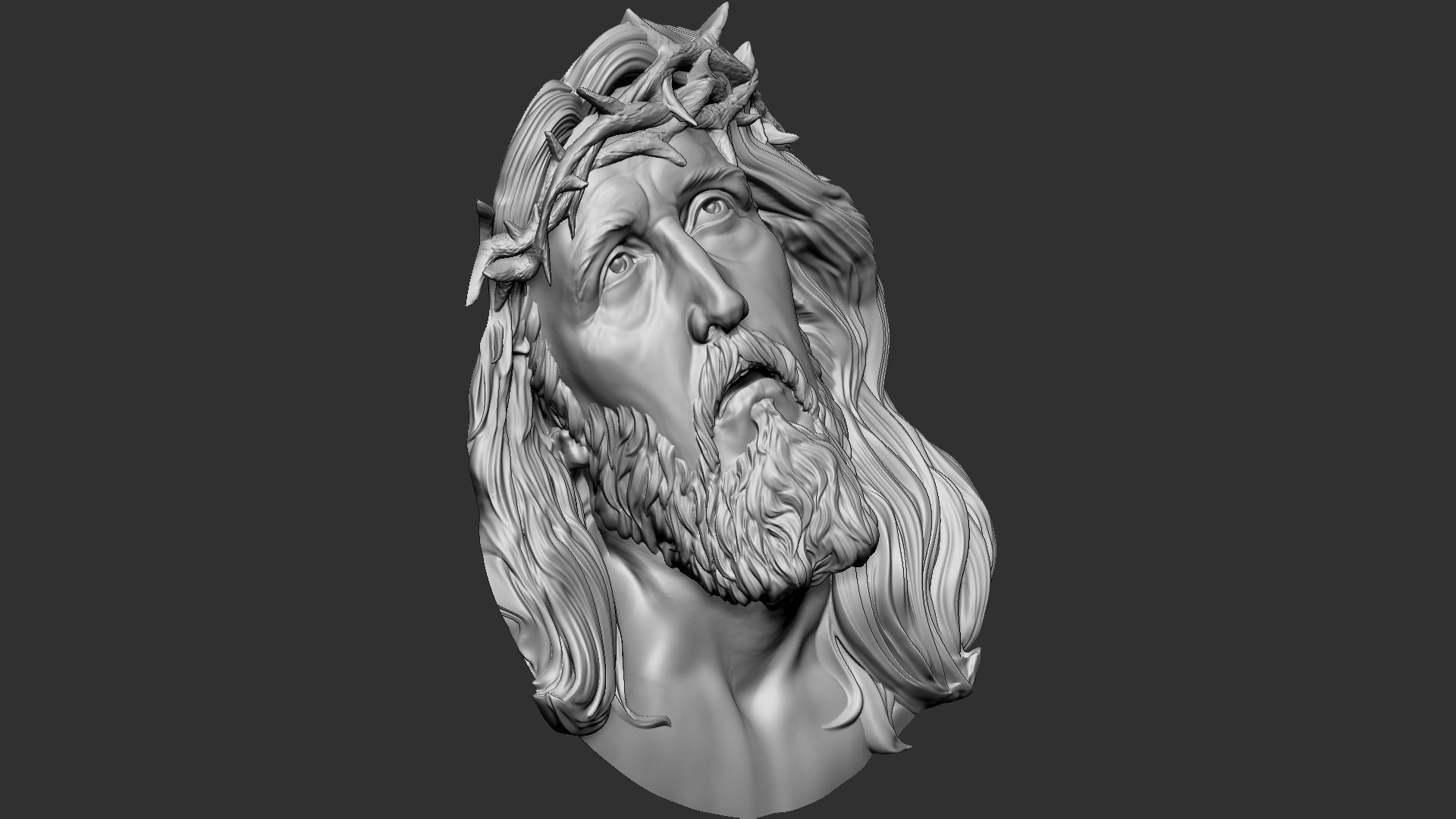 Jesus Relief 06 3D print model_8