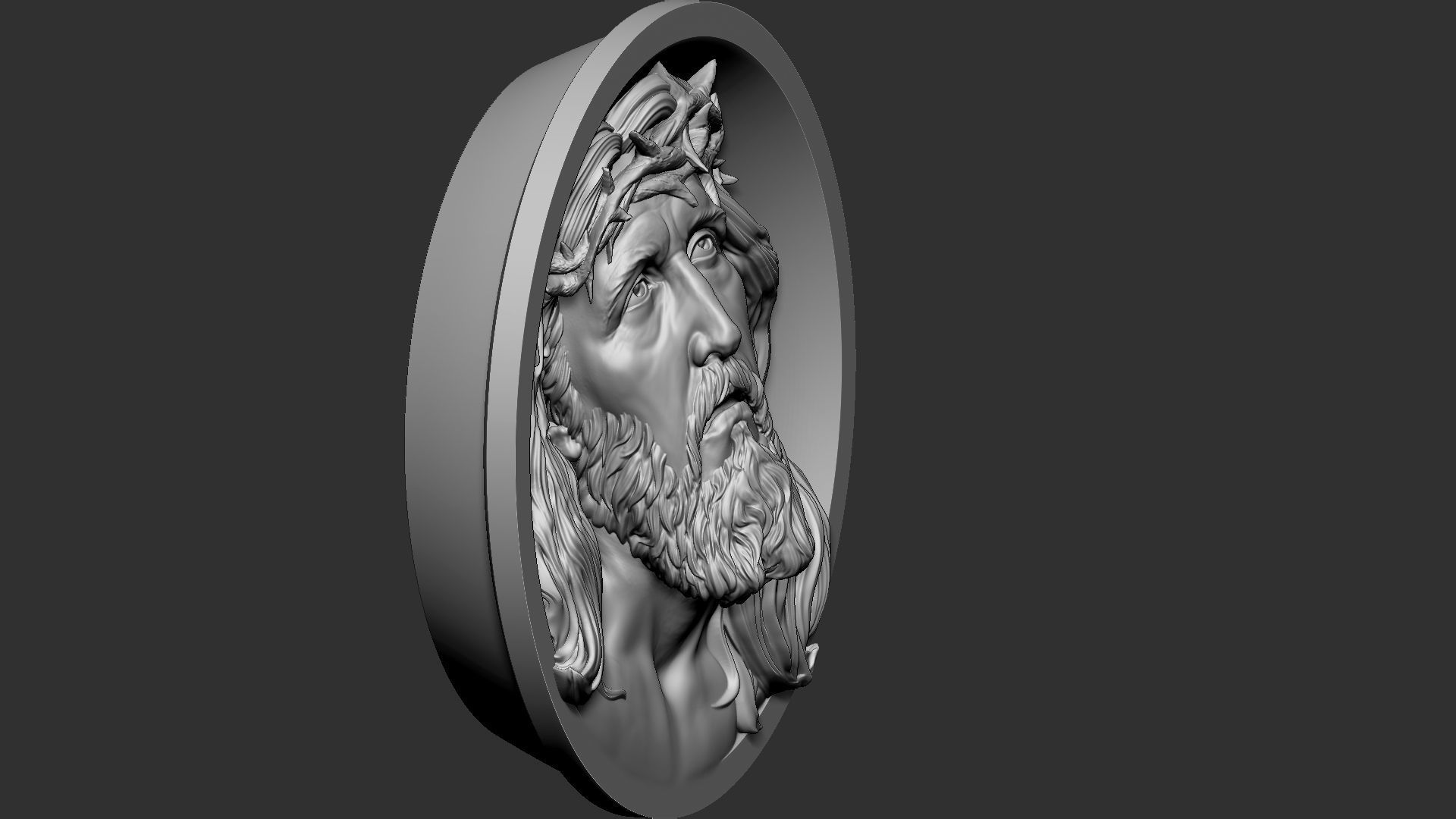 Jesus Relief 06 3D print model_9