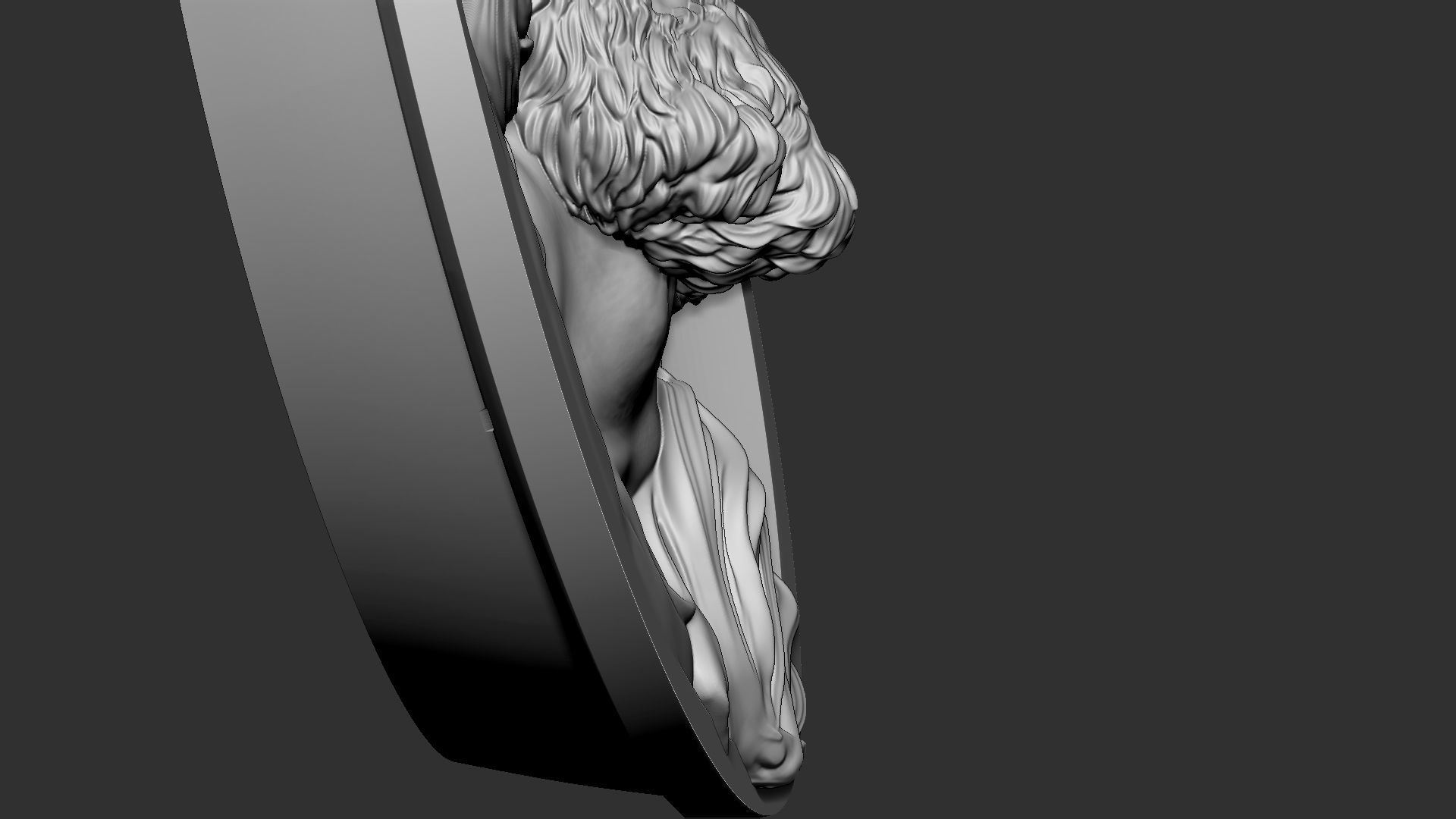 Jesus Relief 06 3D print model_10