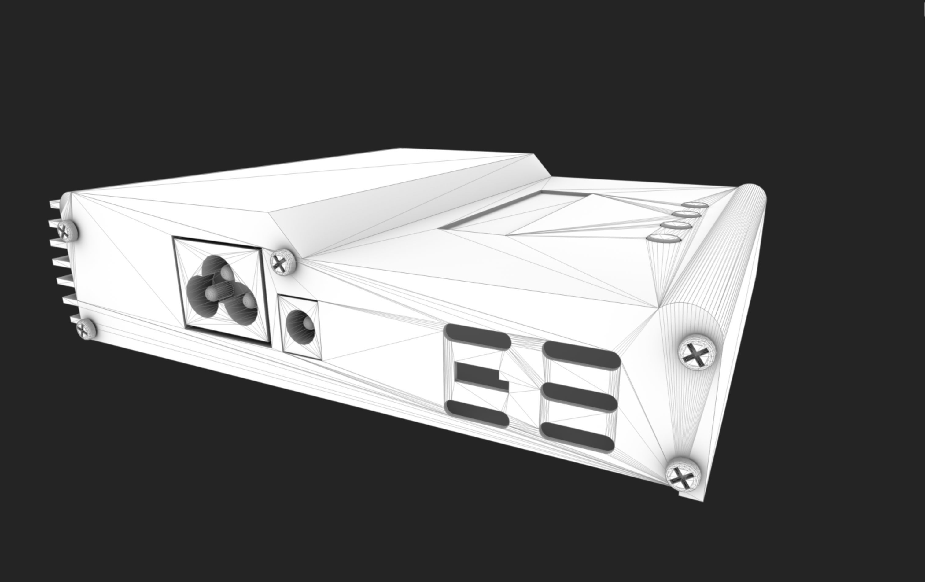 Imax B6AC battery charger Low-poly 3D model_9