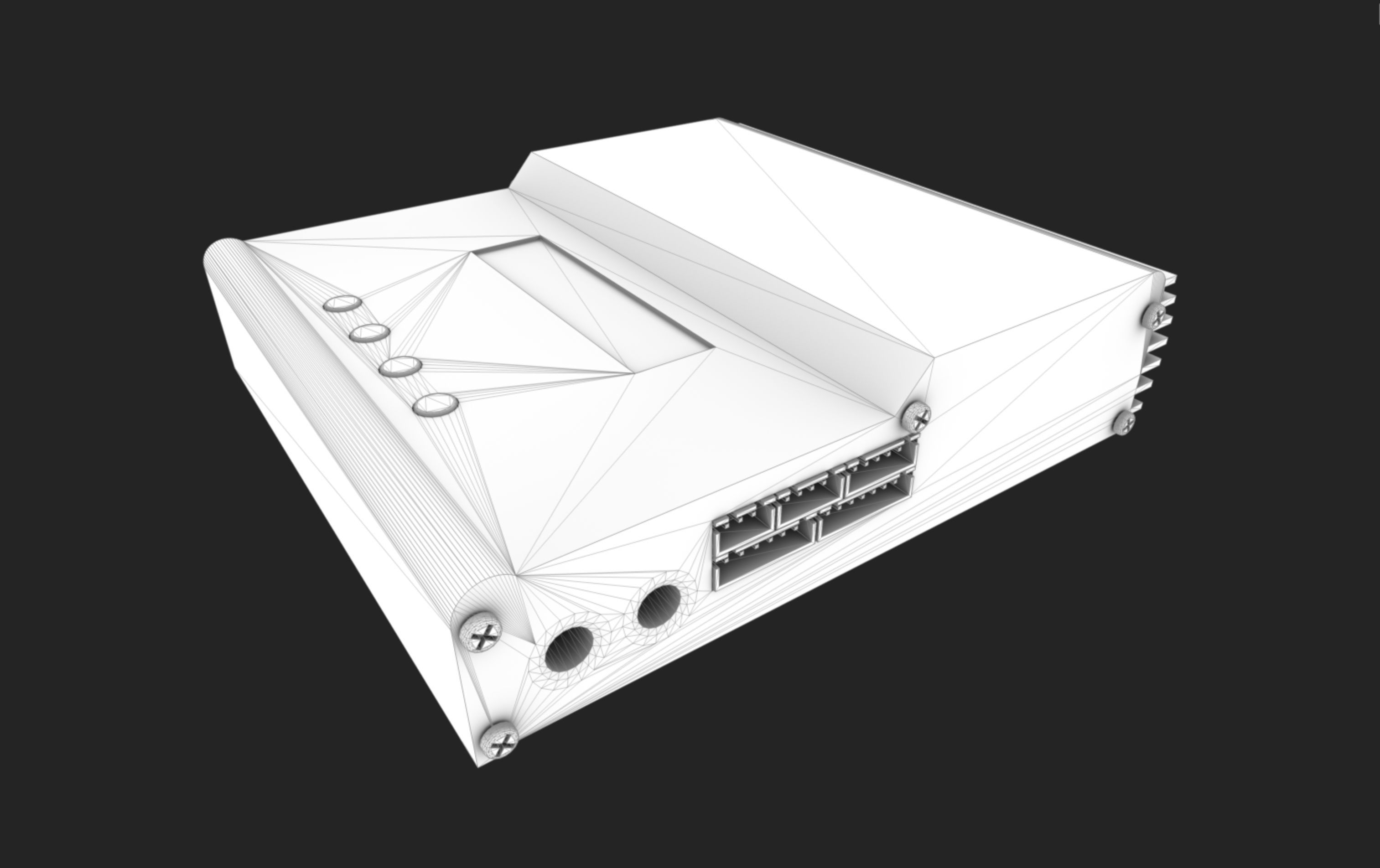 Imax B6AC battery charger Low-poly 3D model_8