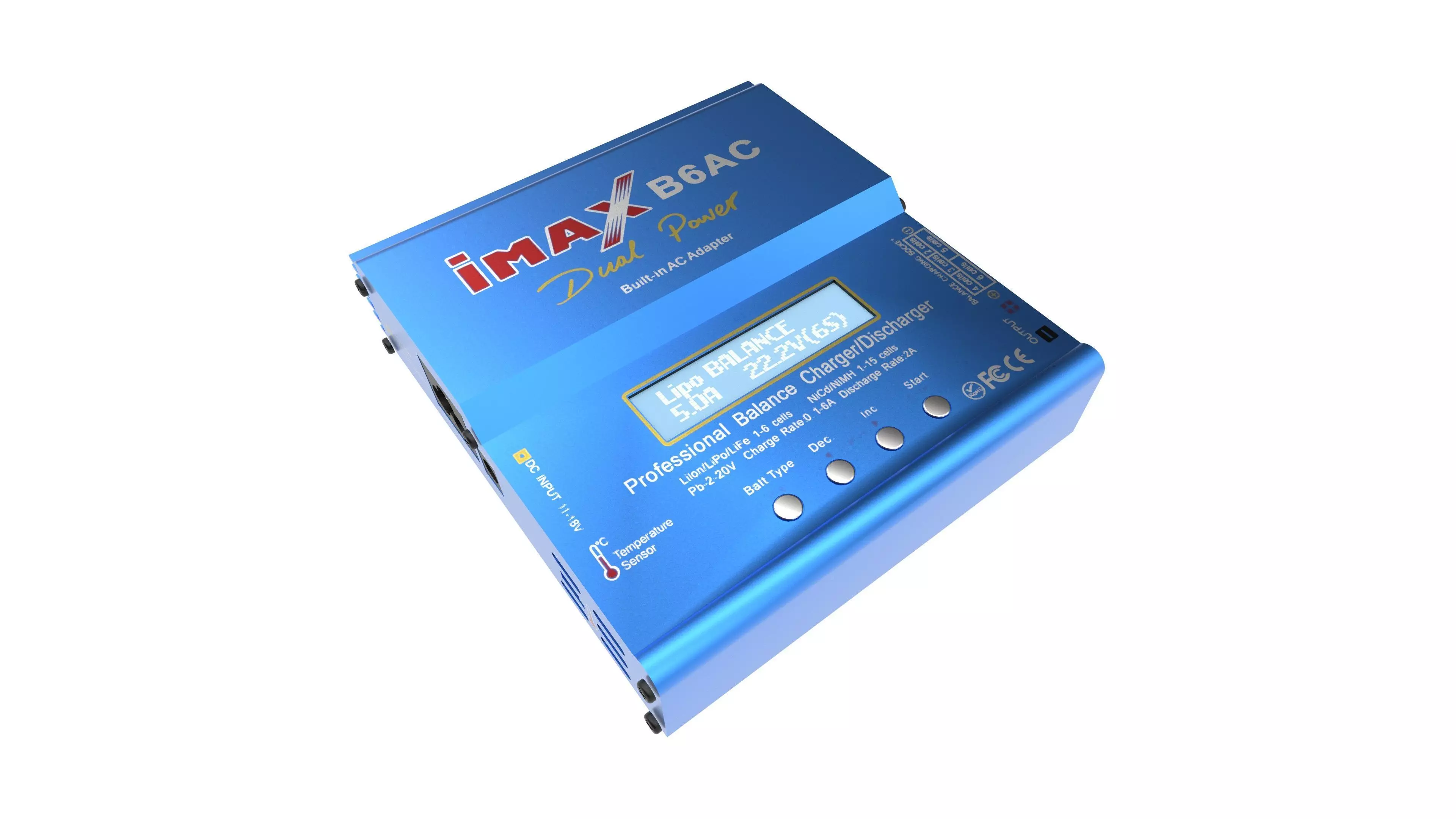 Imax B6AC battery charger Low-poly 3D model_0
