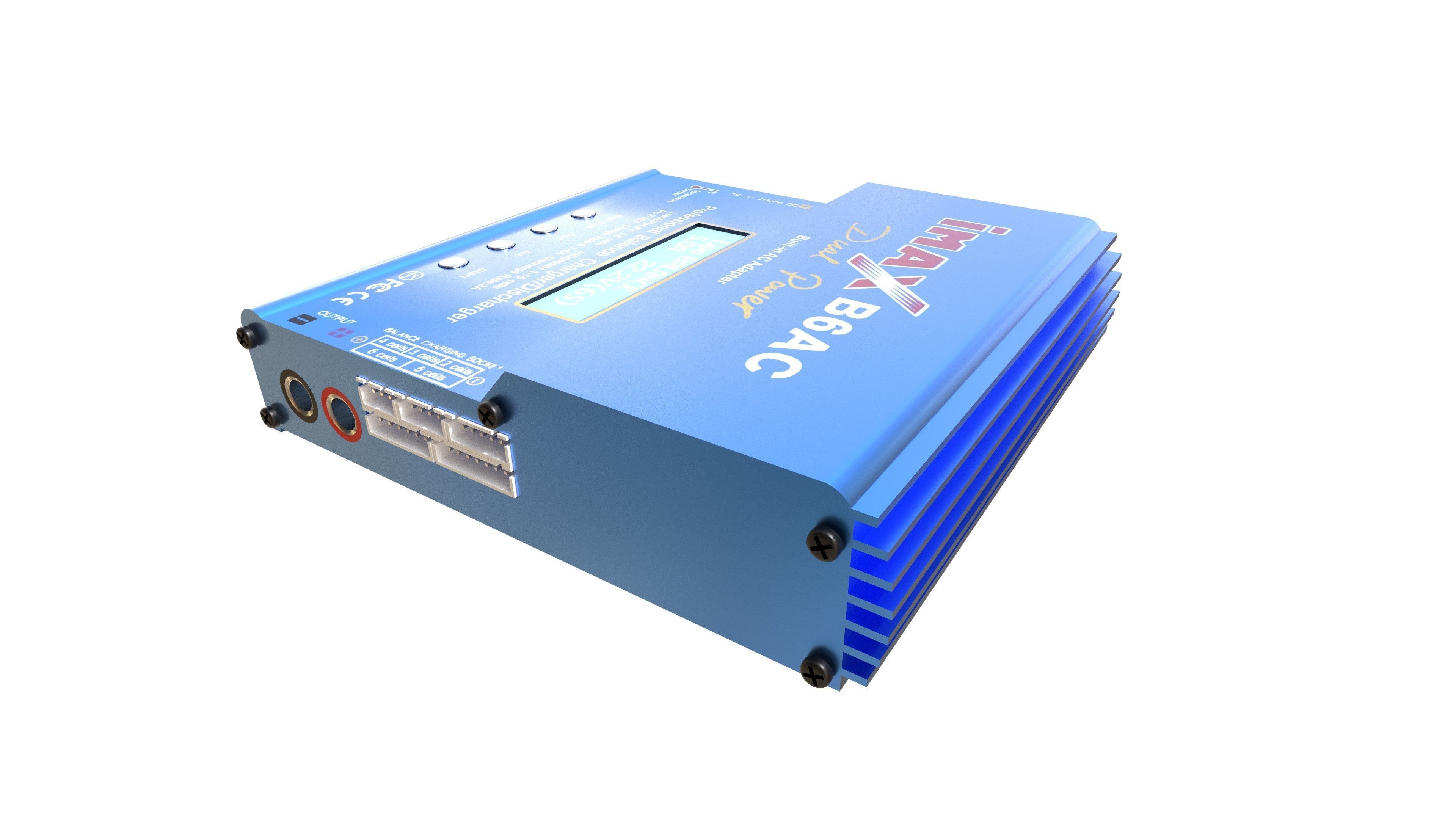 Imax B6AC battery charger Low-poly 3D model_4