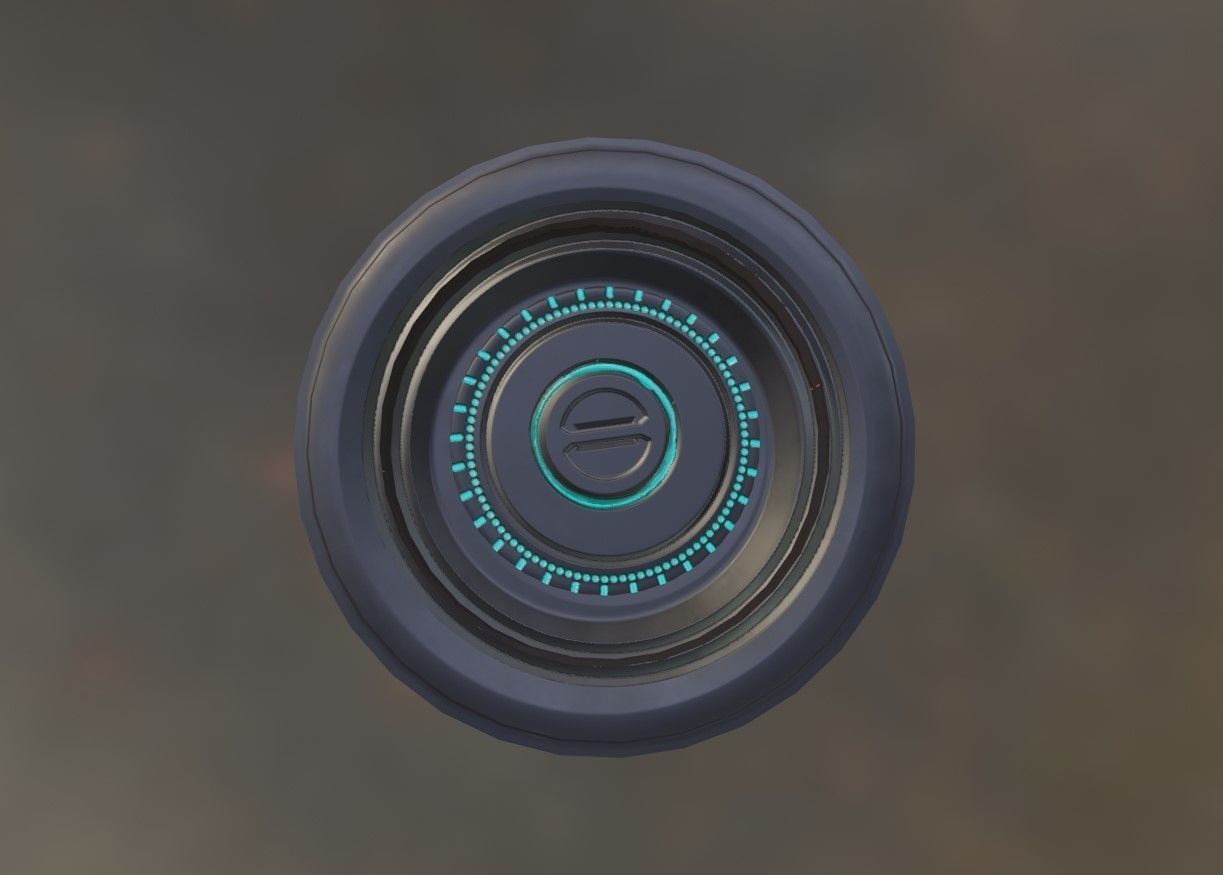 Sci-Fi Container collection Low-poly 3D model  _19