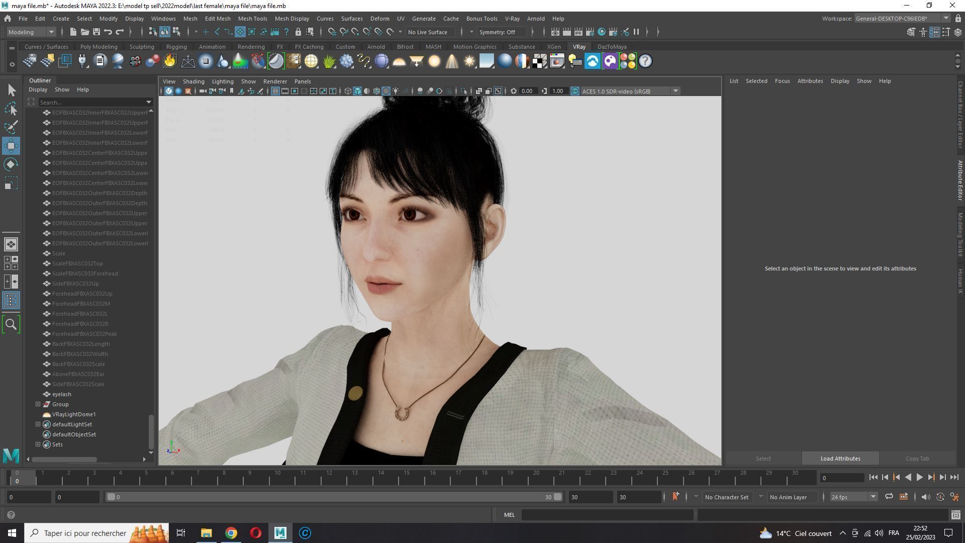 Business Woman Realistic Ready Low-poly 3D model_46