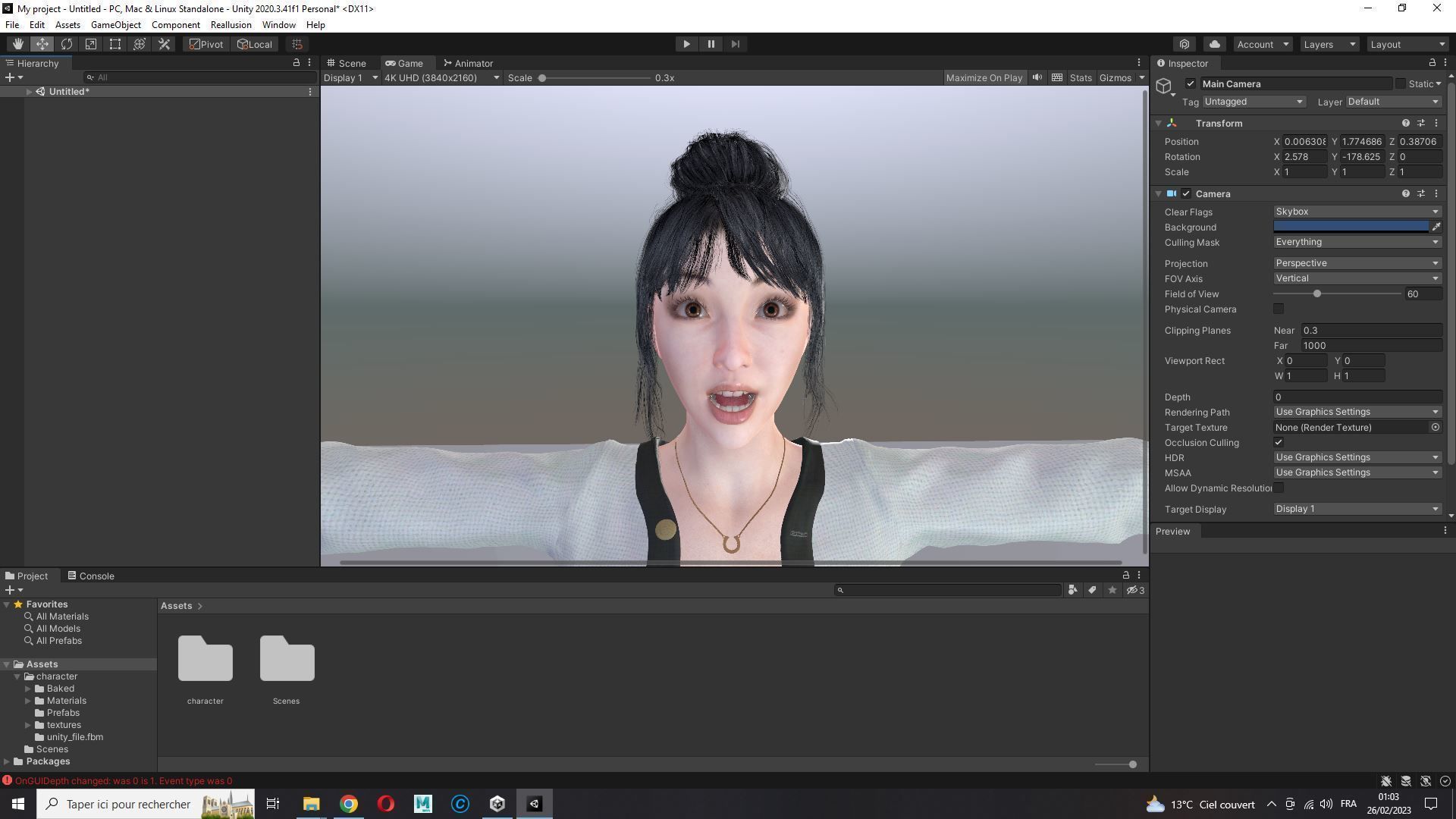 Business Woman Realistic Ready Low-poly 3D model_34