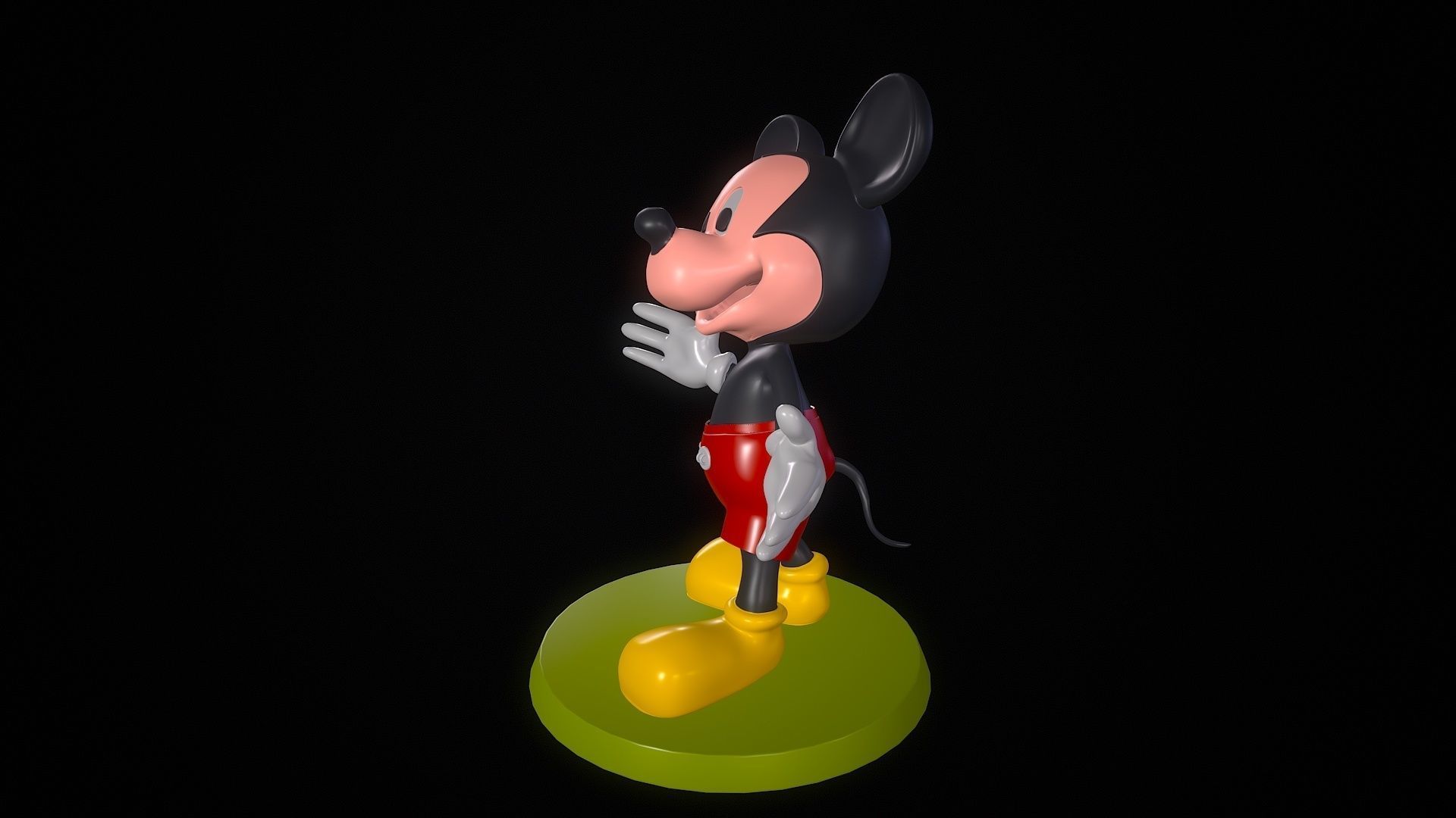 Mickey Mouse 3D print model Free 3D print model_4