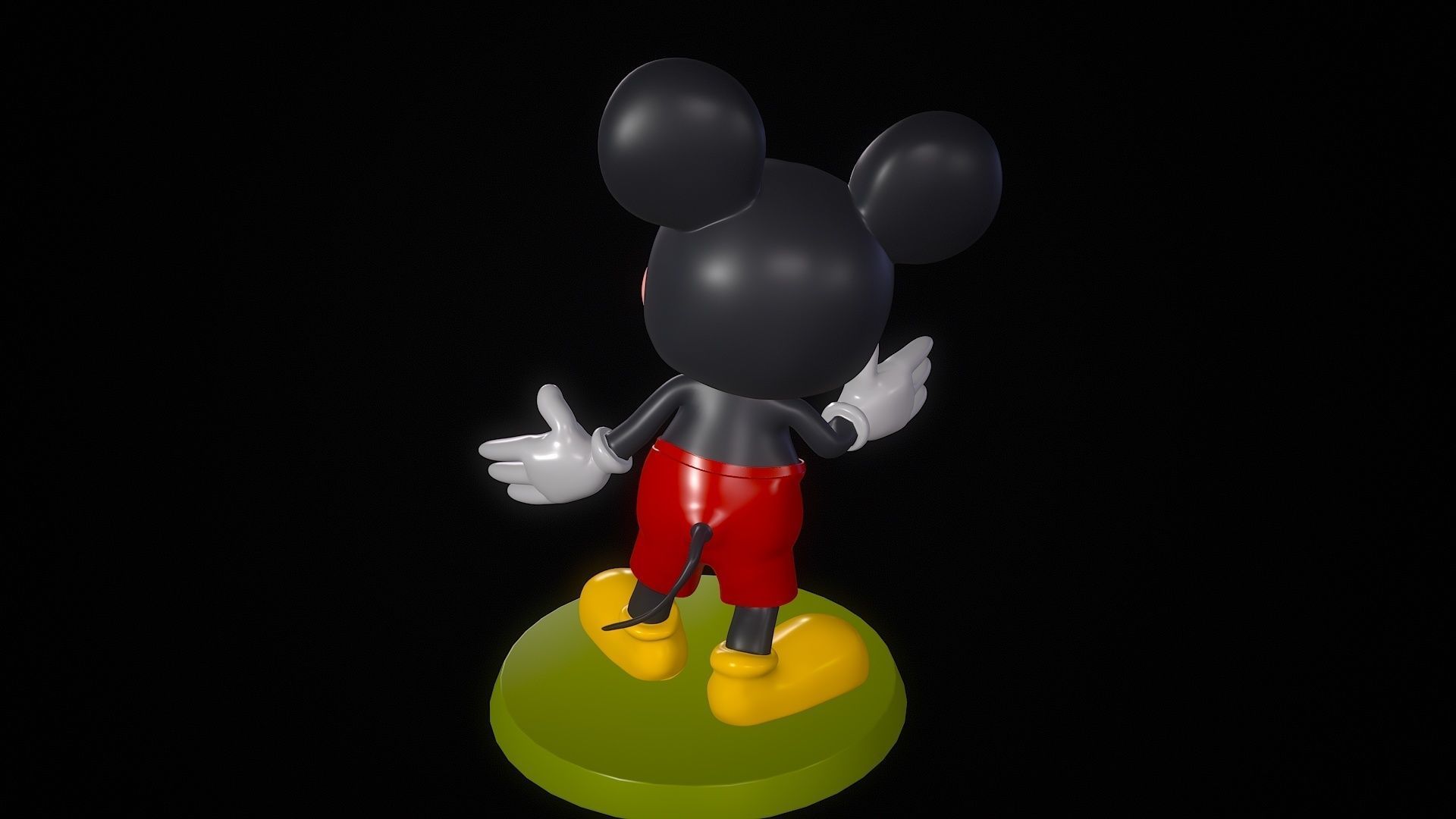 Mickey Mouse 3D print model Free 3D print model_5