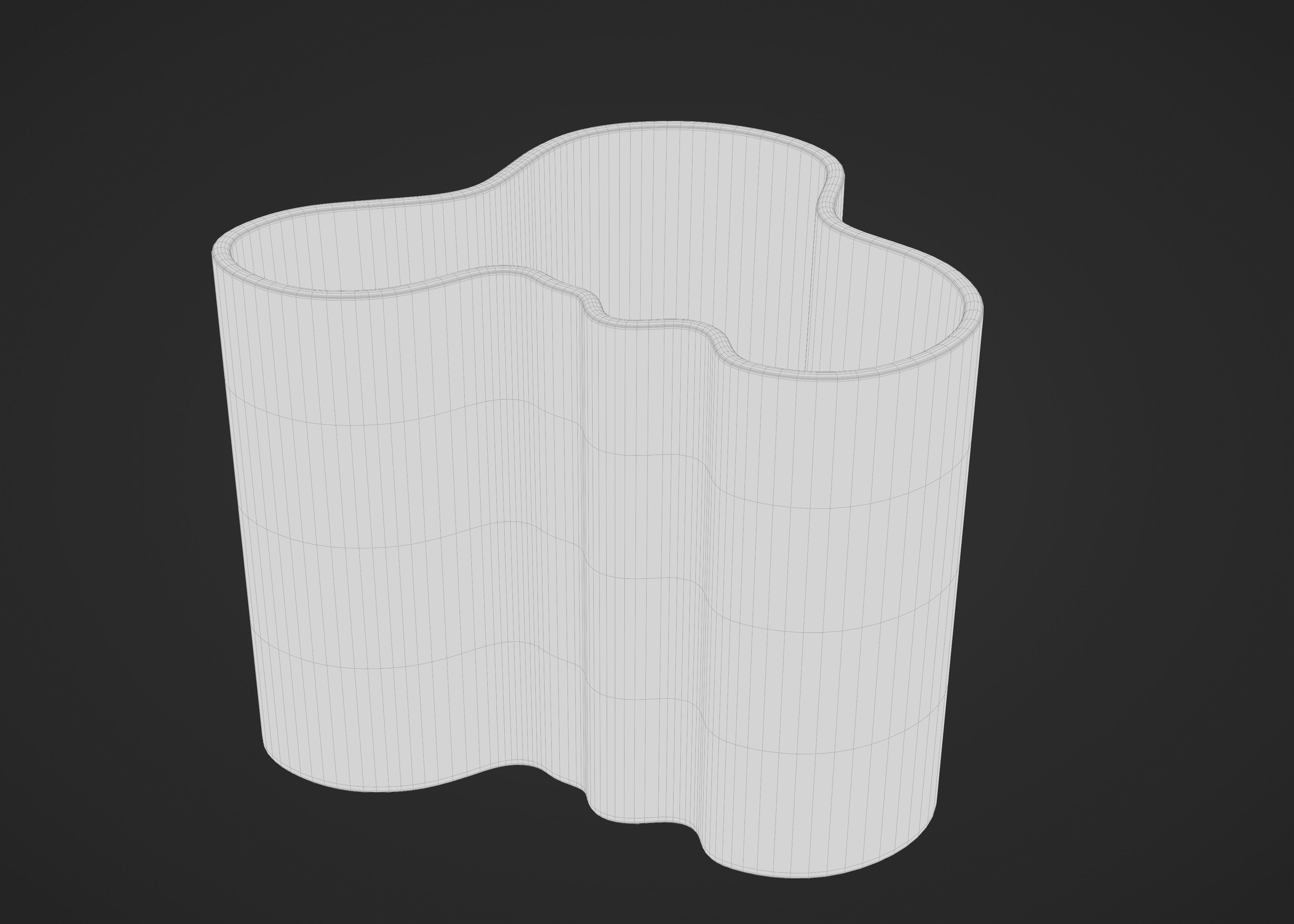 Aalto Vase 3d model 3D model_4