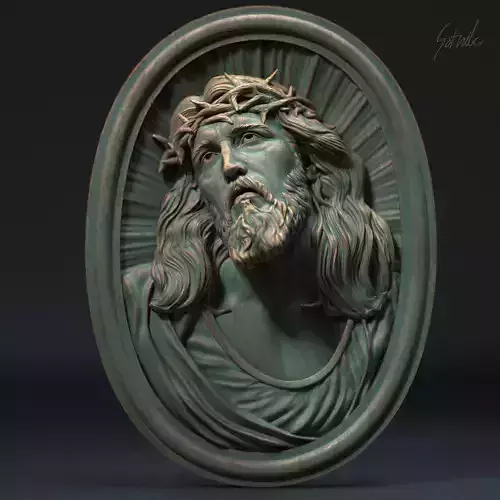 Jesus Relief 07 3D print model