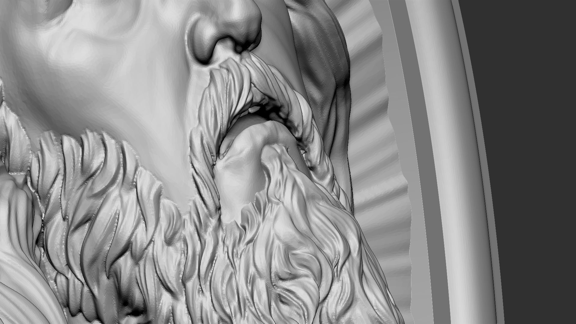 Jesus Relief 07 3D print model_18