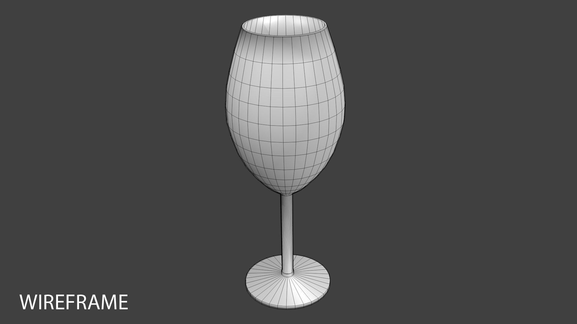 Wine Glass - Cabernet 3D model_3