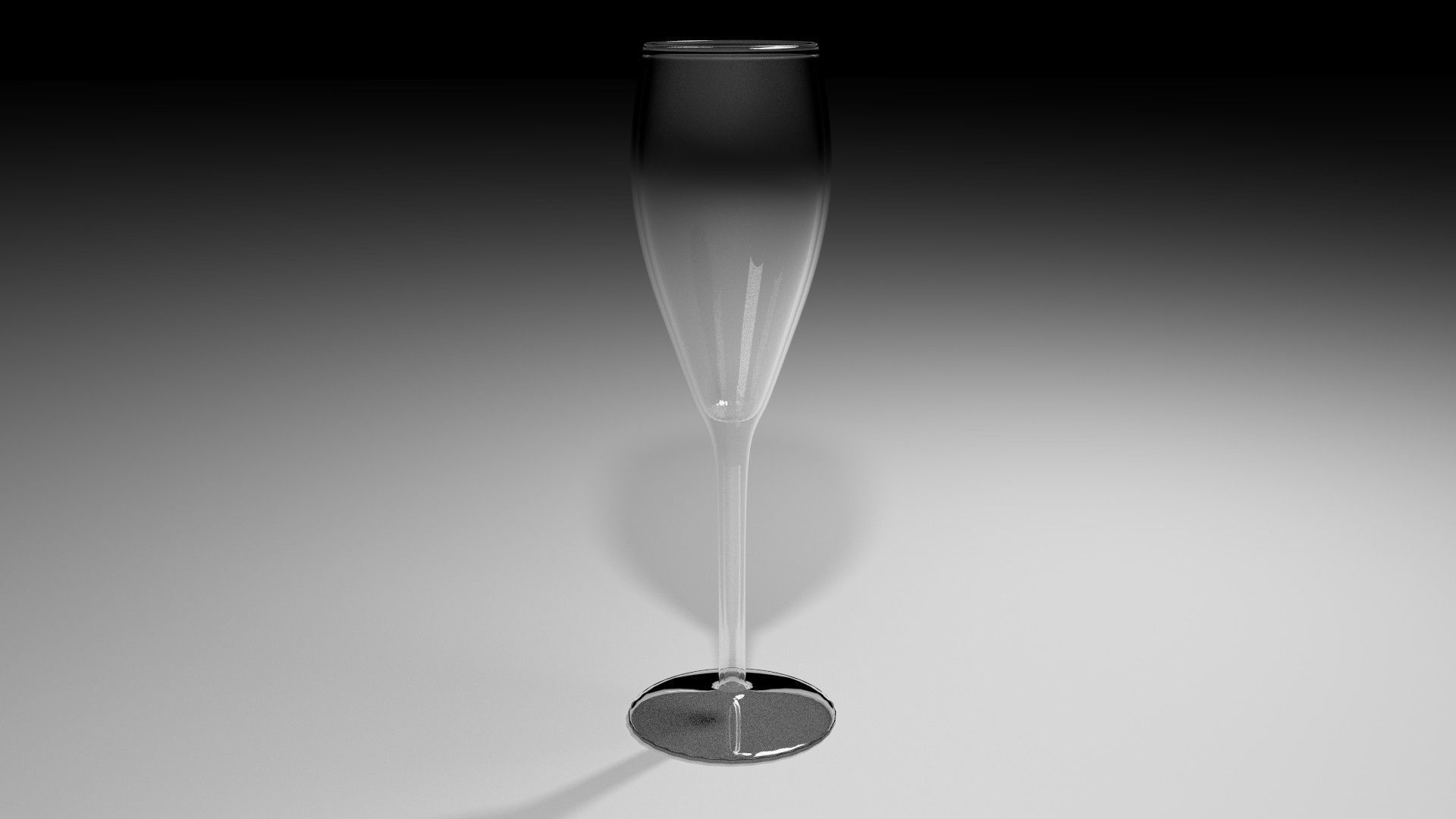 Wine Glass - Champagne 3D model_1