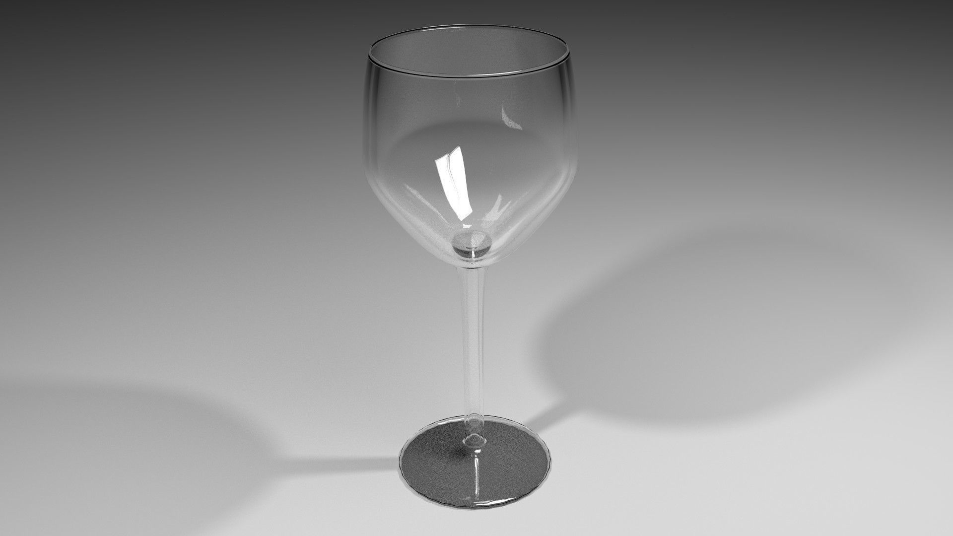 Wine Glass - Chardonnay 3D model_1