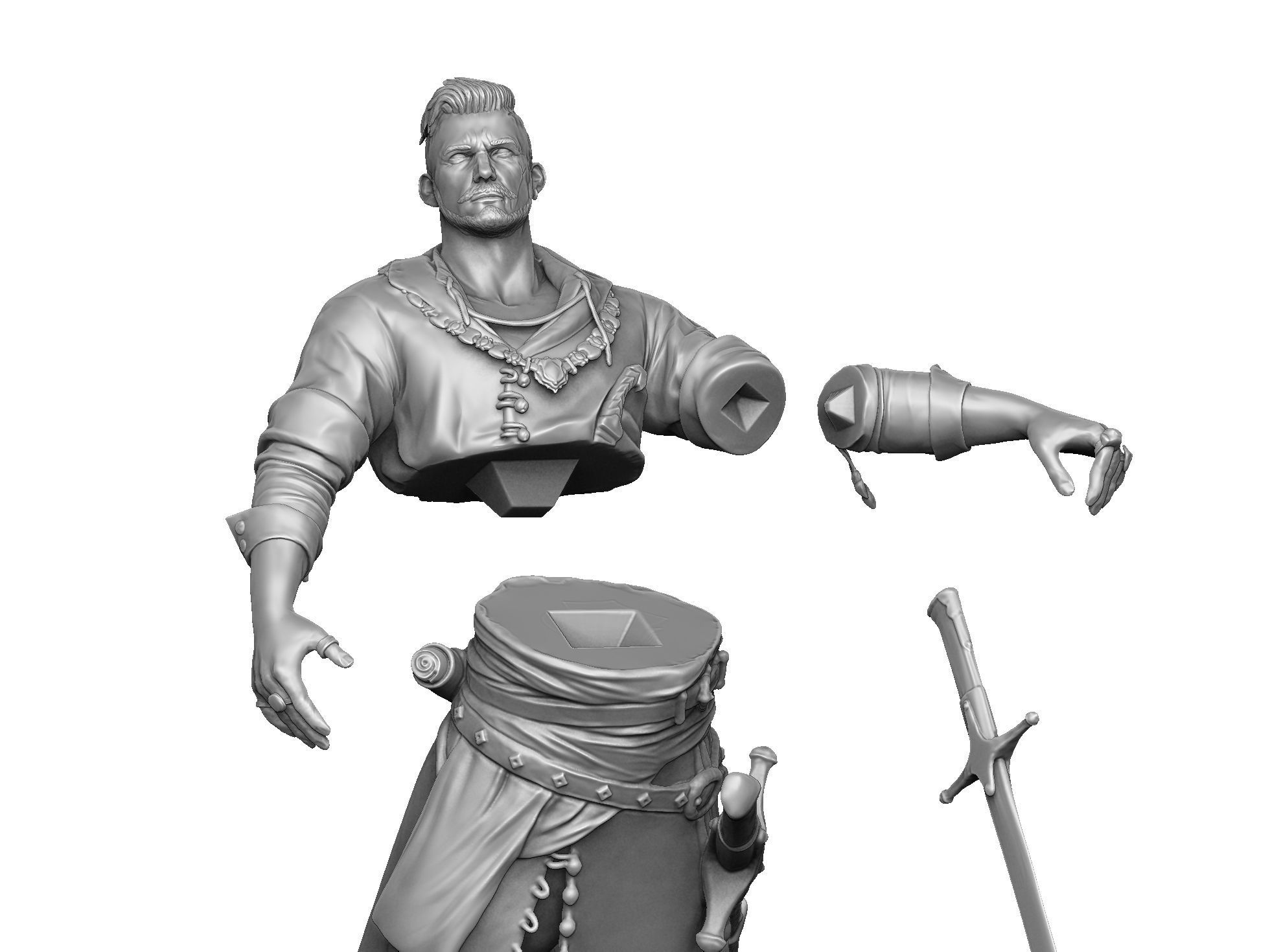 OLGIERD VON EVEREC FOR 3D PRINT ASSEMBLE STL 3D print model_29