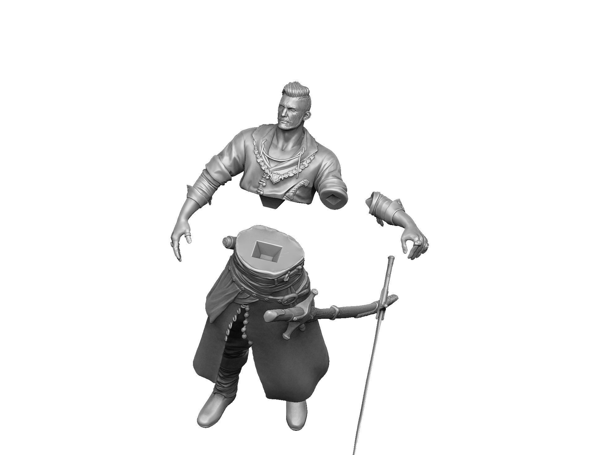 OLGIERD VON EVEREC FOR 3D PRINT ASSEMBLE STL 3D print model_27
