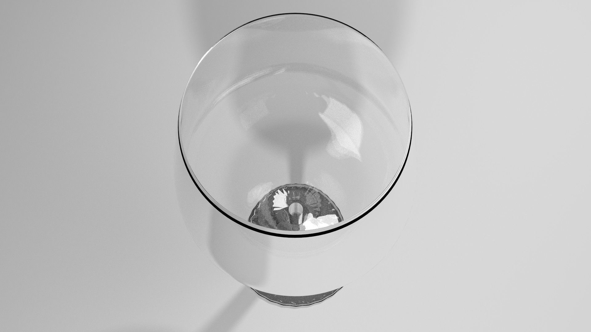 Wine Glass - White 3D model_2