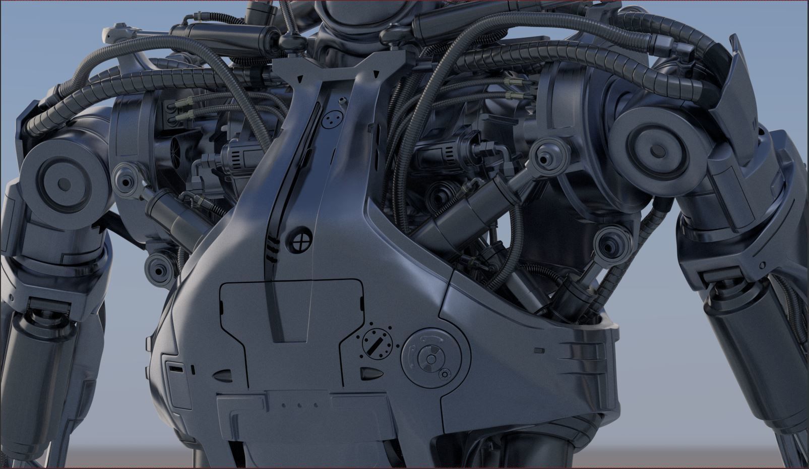 Terminator T800 Salvation Endoskeleton 3D model_29