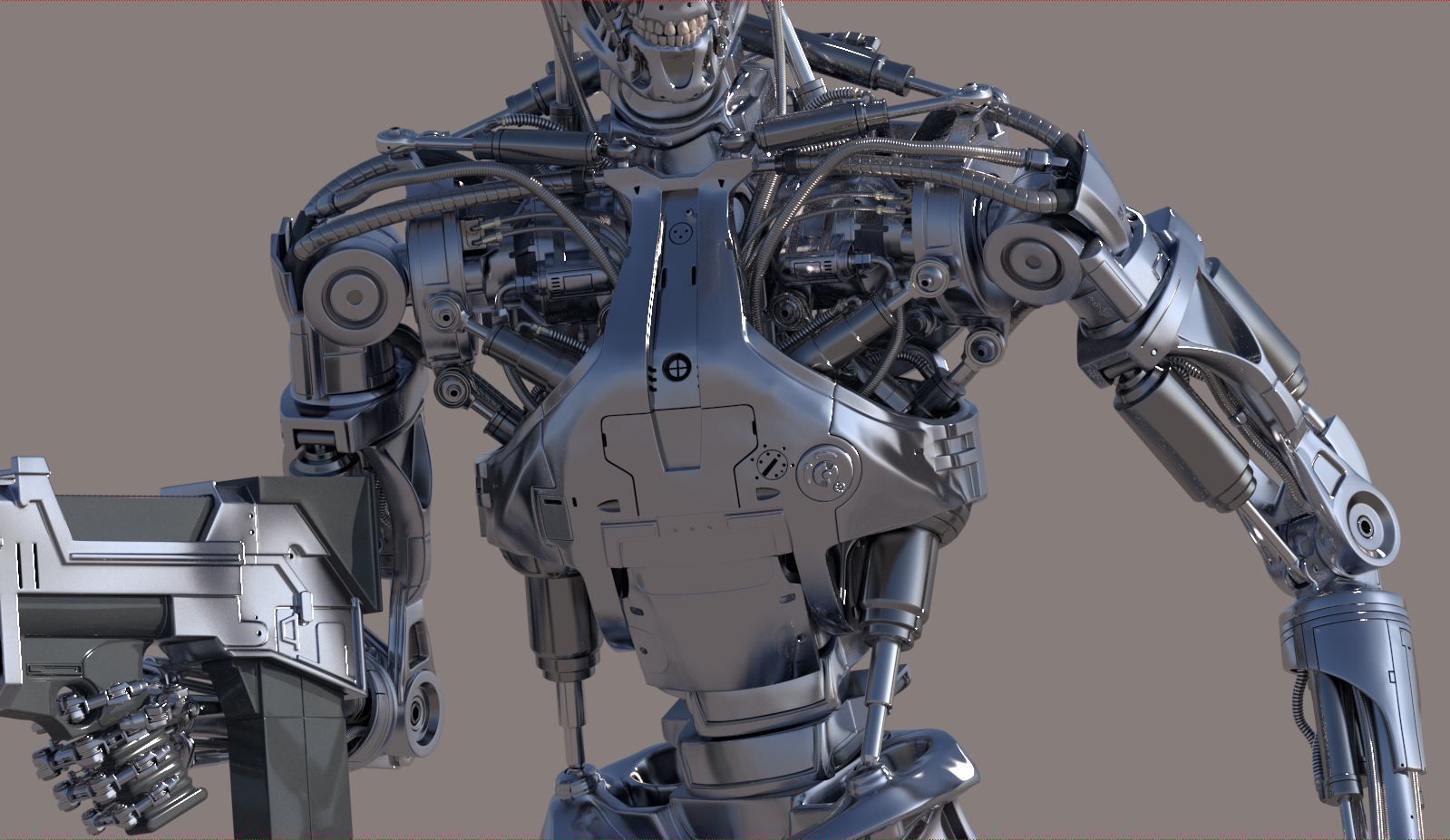 Terminator T800 Salvation Endoskeleton 3D model_9