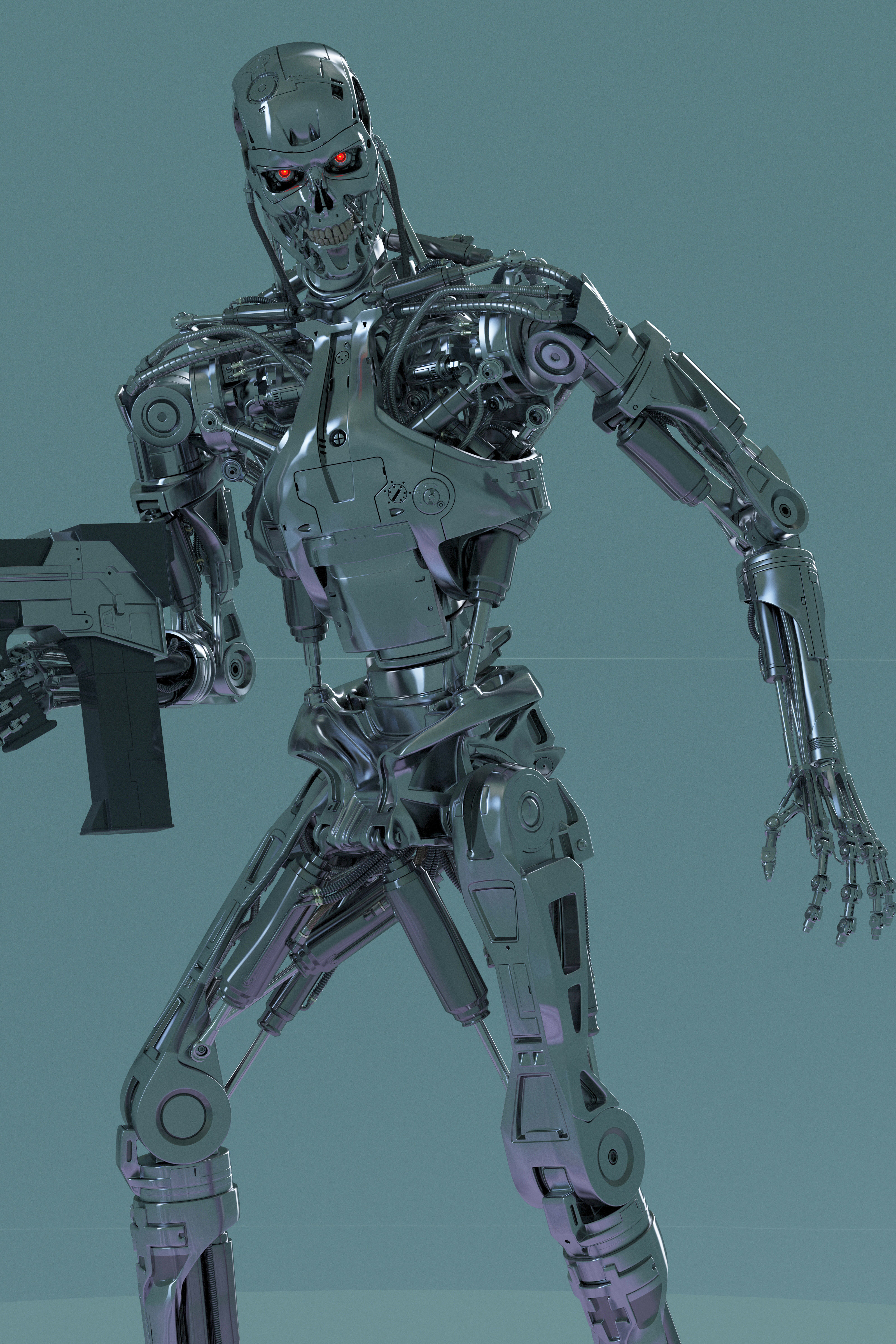 Terminator T800 Salvation Endoskeleton 3D model_78