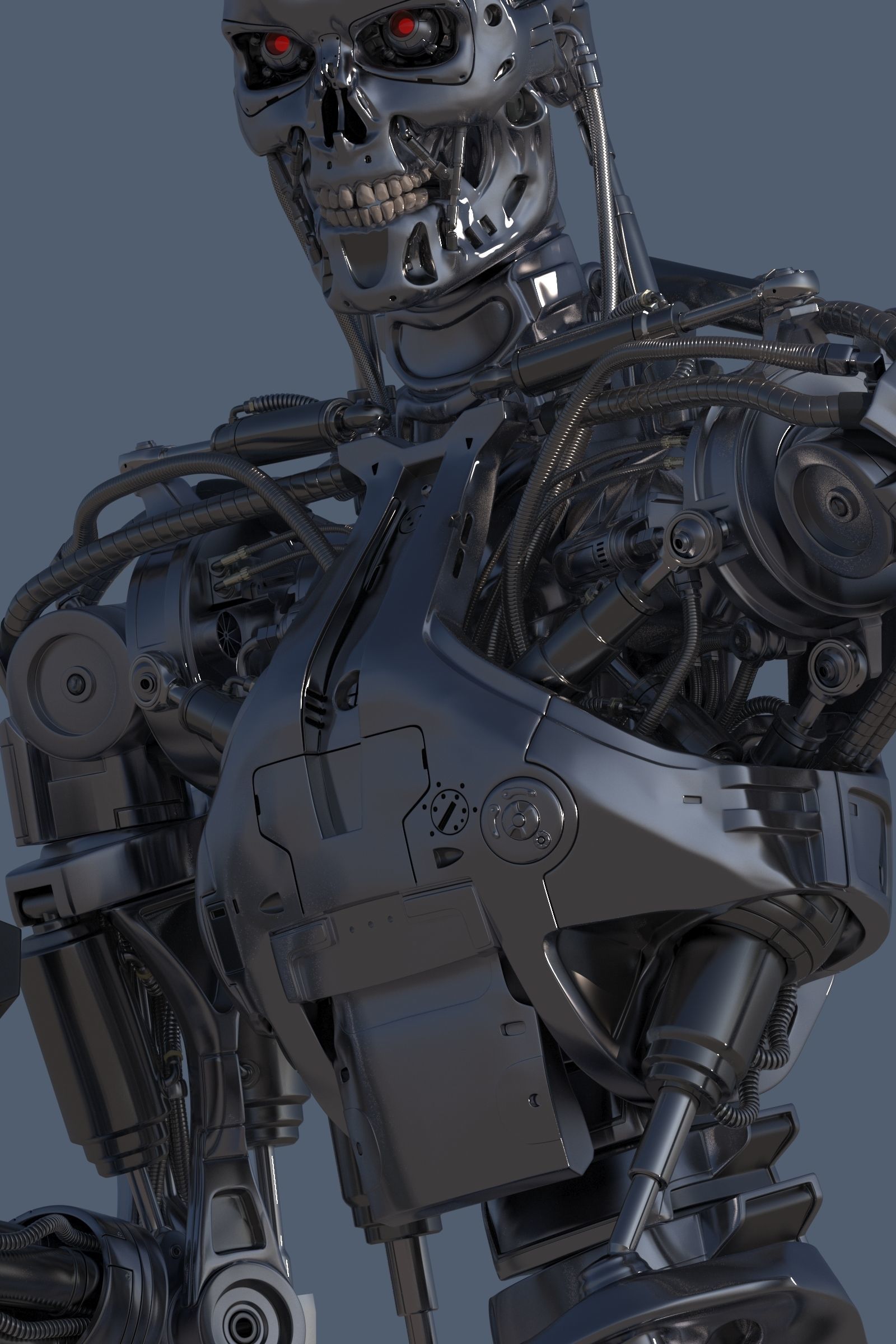Terminator T800 Salvation Endoskeleton 3D model_10