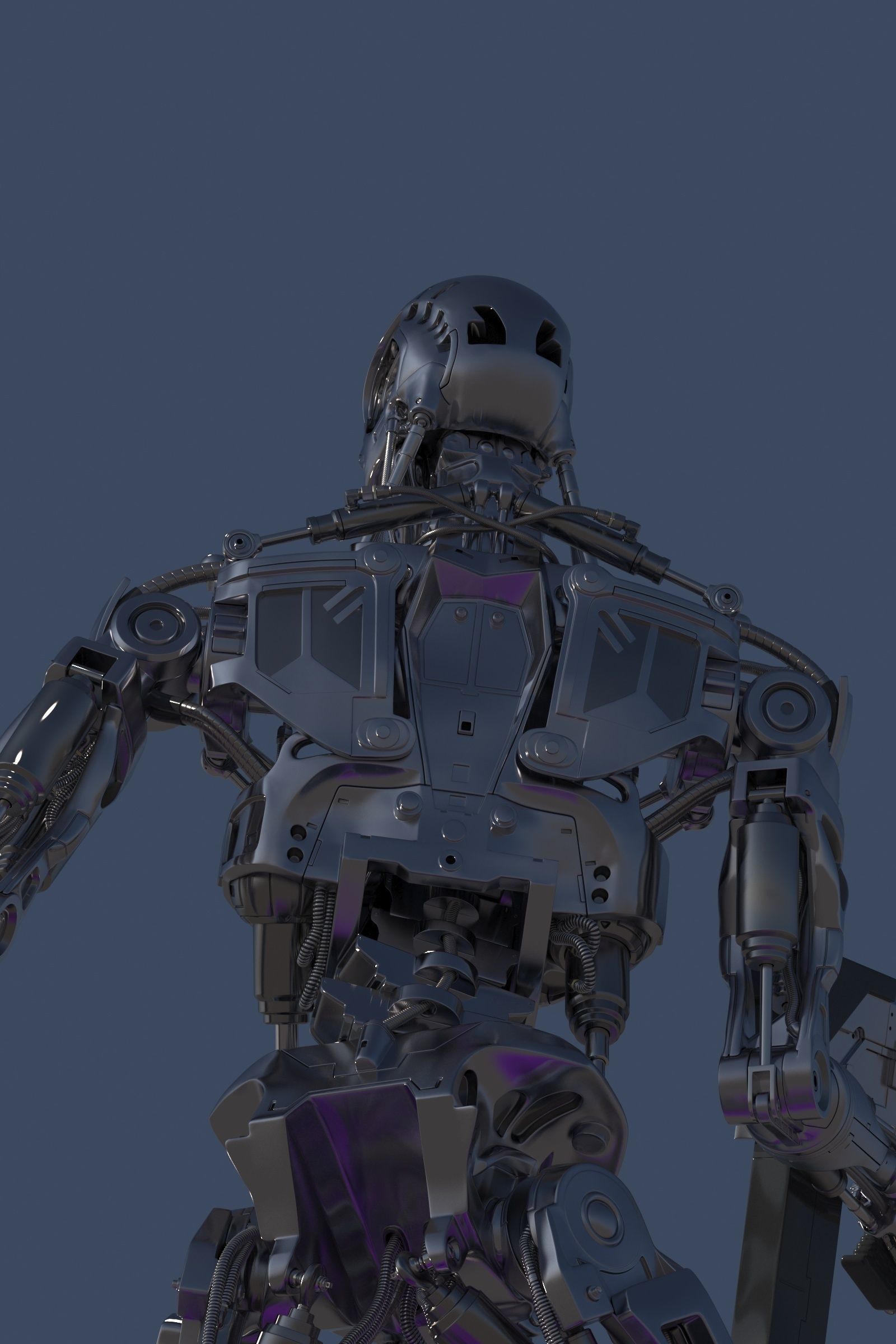 Terminator T800 Salvation Endoskeleton 3D model_74
