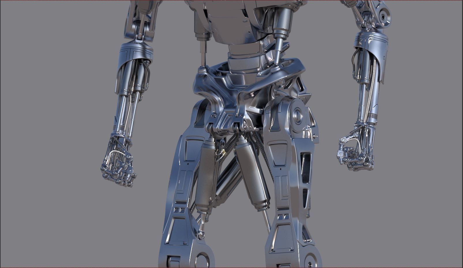Terminator T800 Salvation Endoskeleton 3D model_46