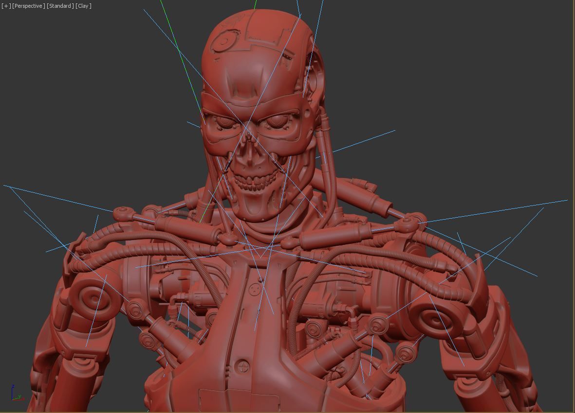Terminator T800 Salvation Endoskeleton 3D model_60