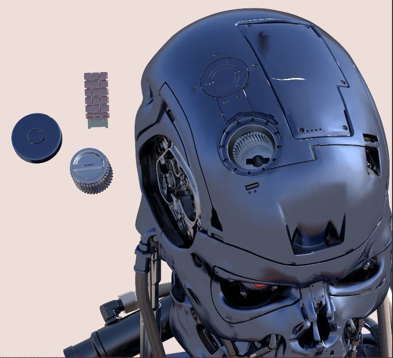 Terminator T800 Salvation Endoskeleton 3D model_14