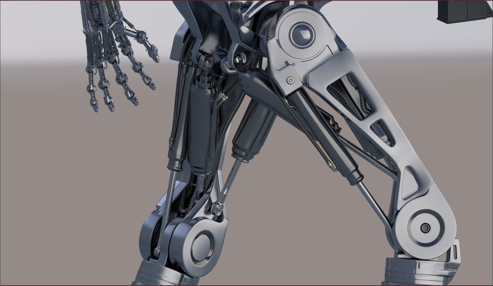 Terminator T800 Salvation Endoskeleton 3D model_42