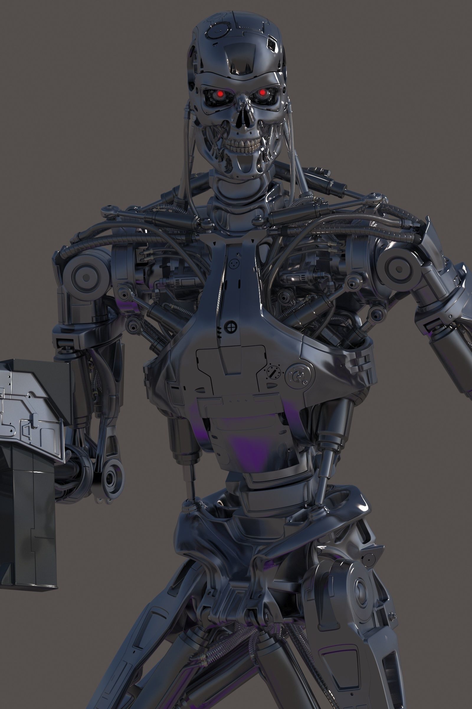Terminator T800 Salvation Endoskeleton 3D model_26